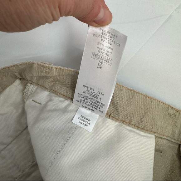 Patagonia Duck Pants Mens 35 X 30.5 Beige Straight Fit Organic Cotton WORK WEAR - Picture 6 of 12
